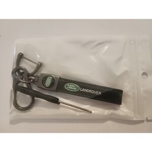 Landrover Luxury Leather Keychain Keyring Landrover‎ Logo